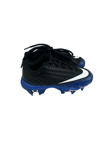 Used Nike VAPOR BB/SB Cleats Black And Royal Blue Youth 10.0 11692-S000144444
