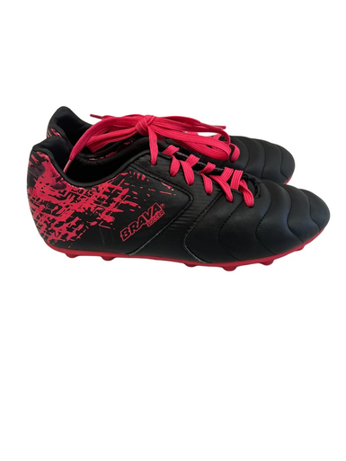 Used Brava Soccer Cleats Black And Pink Junior 04.5 11692-S000144452
