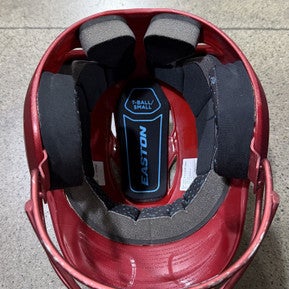 Used Easton 6 3/8 -- 7 1/8 Batting Helmet w/Mask Red SM 11605-S000209162