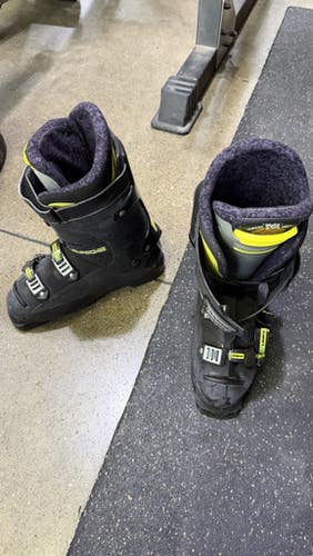 Used Lange AERO X7 ACD Mens DH Ski Boot Black 250 MP - M07 - W08 11605-S000201986