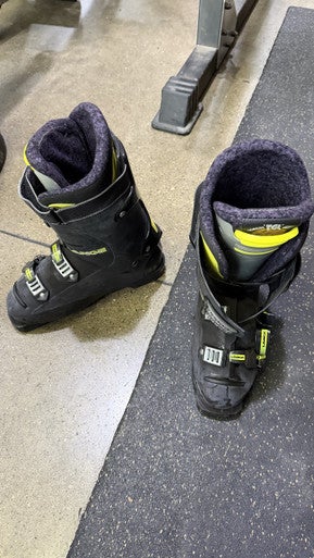 Used Lange AERO X7 ACD Mens DH Ski Boot Black 250 MP - M07 - W08 11605-S000201986
