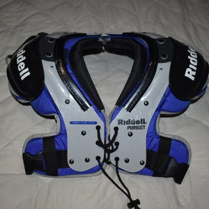 Riddell Pursuit Football Shoulder Pads, Medium (12-13") - Top Condition!