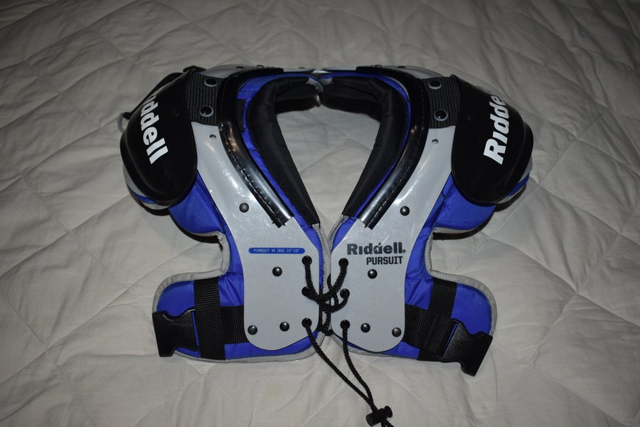 Riddell Pursuit Football Shoulder Pads, Medium (12-13") - Top Condition!