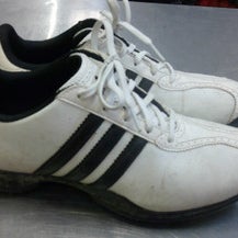 Used Adidas Mens Golf Shoes White Senior 9.5 11339-S000196832