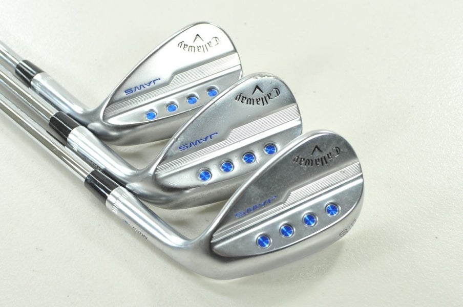 Callaway Jaws MD5 Platinum Chrome 52*,56*,60* Wedge Set RH NS Pro Steel # 206869