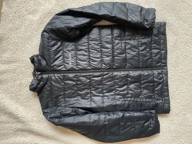 Black Kids Unisex Large Columbia Jacket (Used)
