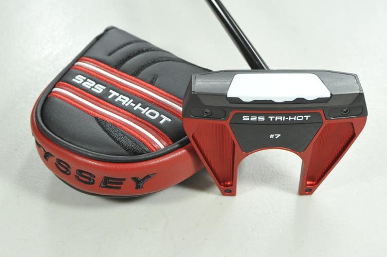 LEFT HANDED Odyssey Square 2 Square Tri-Hot #7 35" Putter SL 120 Steel  # 206890