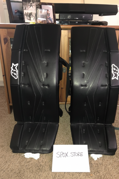 Black New Senior 34" Brian's NetZero Goalie Leg Pads (READ DESCRIPTION)