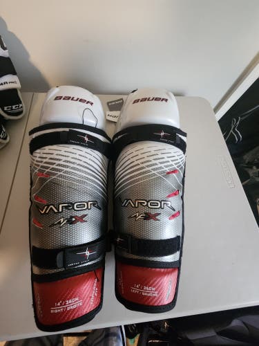 Senior Bauer Vapor APX 14" Shin Pads (New)