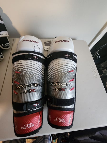 Senior Bauer Vapor APX 14" Shin Pads (New)
