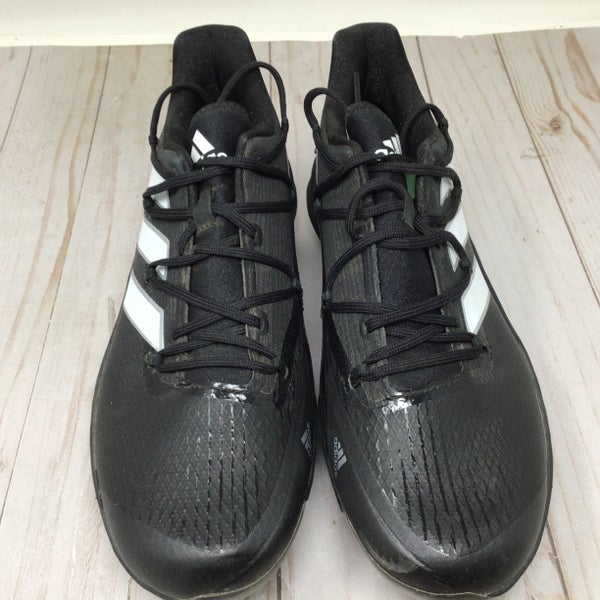 Black Men's Size M 9.0 Adult Adidas Low Top Adizero Afterburner Metal Cleat (Used)