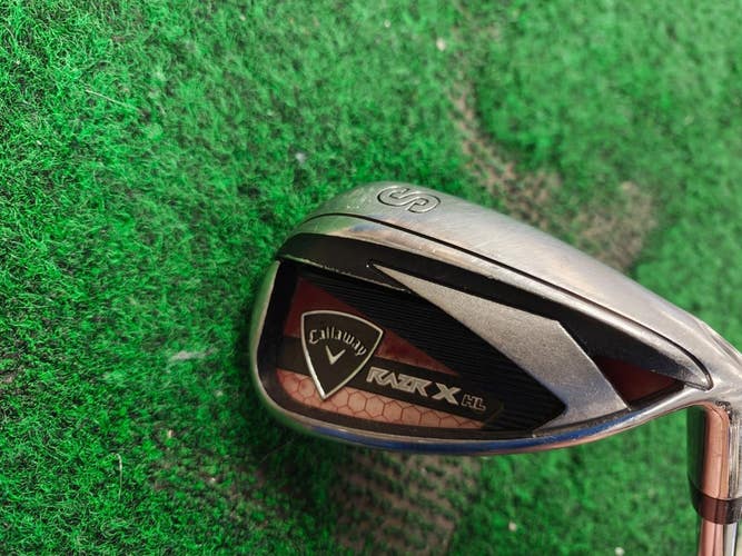 Callaway RAZR X HL Sand Wedge SW Steel Shaft M-10 XP Uniflex
