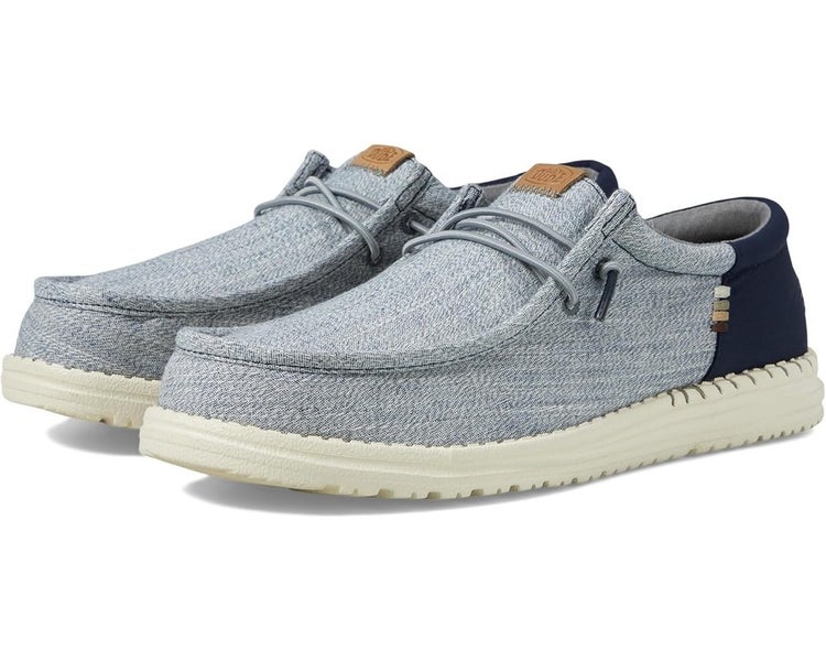 Hey Dude Wally Funk 40677-410 Men's US 12 Navy Slip-On Comfort Shoes TZP877