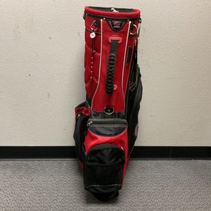 Used HUNTER Mens Stand Bag Red And Black 11855-S000195360