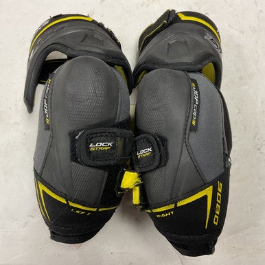 Used CCM TACKS 9080 Junior Elbow Pads Black And Yellow LG 11855-S000195317