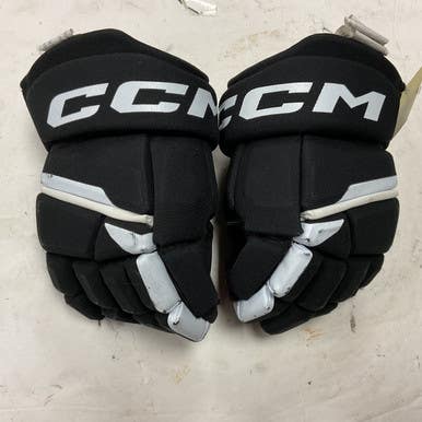 Used CCM NEXT Junior Gloves Black And Red 11" 11855-S000195316