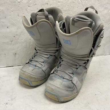 Used DC Shoes Women's Snowboard Boots Grey Senior 6 11855-S000195307