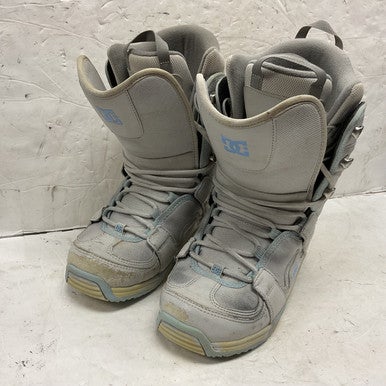 Used DC Shoes Women's Snowboard Boots Grey Senior 6 11855-S000195307