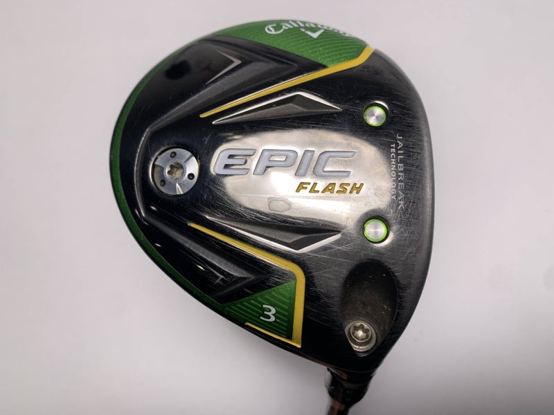 Callaway EPIC Flash 3 Fairway Wood 15* Project X Even Flow 6.0 55g Stiff Mens RH