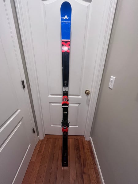 Dynastar Speed WC FIS GS 185 cm Racing Skis With Bindings Max Din 15 (Used)