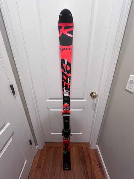 Rossignol Hero FIS SL Pro 165 cm Racing Skis With Bindings Max Din 15 (Used)
