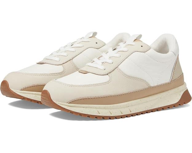 Madewell Kickoff MB857-291 Sneaker Womens 7.5 Antique Cream Trainer Shoes TZP730