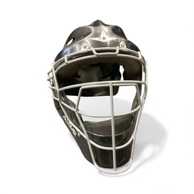 Used All-Star CATCHERS HELMET Batting Helmet w/Mask Black MD 11846-S000096608