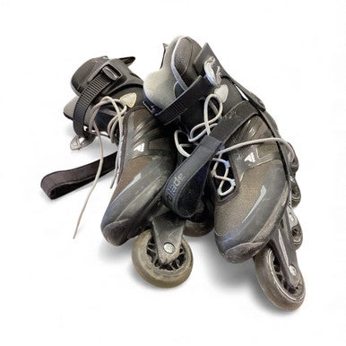 Used ZETRA BLADE Senior Roller Quad Skates Black Senior 10 11846-S000096754