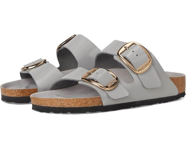 Birkenstock Arizona 1029391 Unisex US 11W-9M Stone Coin Leather Sandals TZP1024