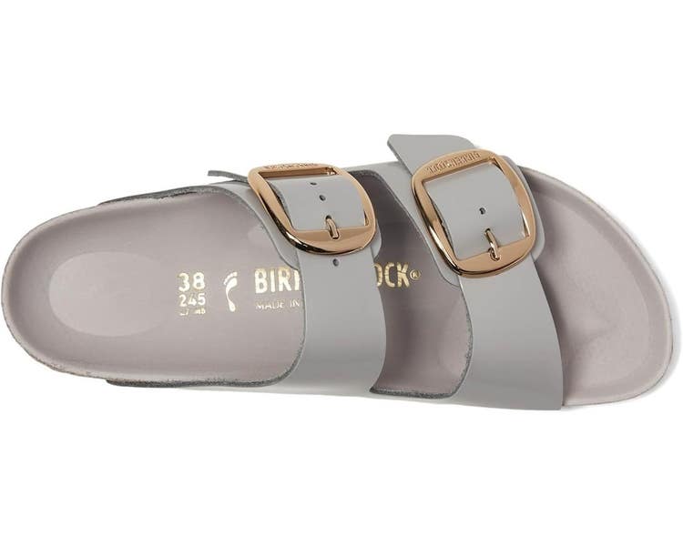 Birkenstock Arizona 1029391 Unisex US 11W-9M Stone Coin Leather Sandals TZP1024 Birkenstock Arizona 1029391 Unisex US 11W-9M Stone Coin  main image 3