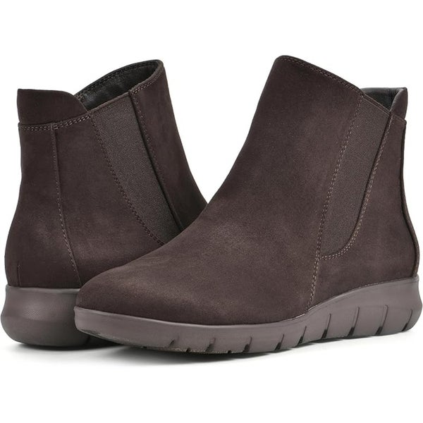 Cliffs by White Mountain Caption Boots Women's 9 Dark Brown Suede Booties TZP831