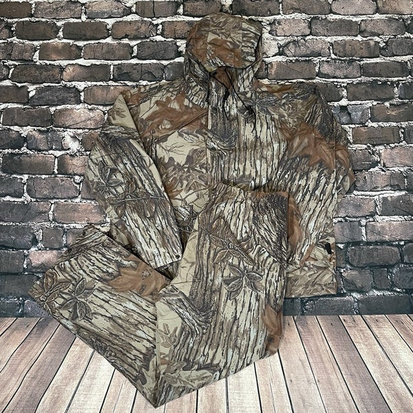 Vintage 10X Gore-Tex Rainwear Realtree Camo Hunting Set Jacket XL / Pants Large