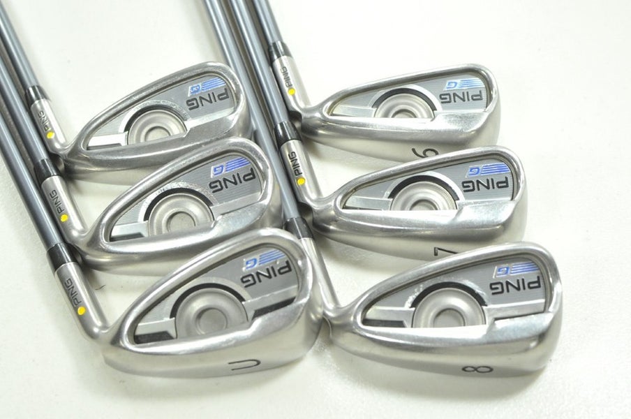Ping G Series 6-W,UW Iron Set Senior Flex Yellow Dot RH CFS 65g Graphite #205775