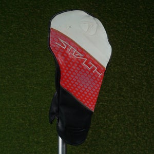 TAYLORMADE STEALTH 2 DRIVER HEADCOVER BLACK / RED / BLACK ~ USED!!