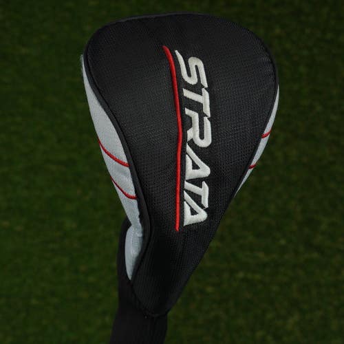 CALLAWAY STRATA DRIVER HEADCOVER BLACK / GRAY / RED ~ LOOK!!