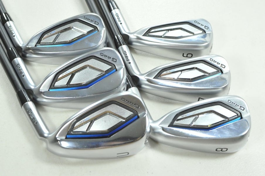 Ping G440 6-W,UW Iron Set Regular Flex Black Dot Right Alta CB Graphite # 206904