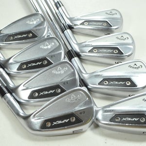 Callaway Apex Pro 24 4-11 Iron Set Regular Flex Right Rifle 5.5 Steel # 206578