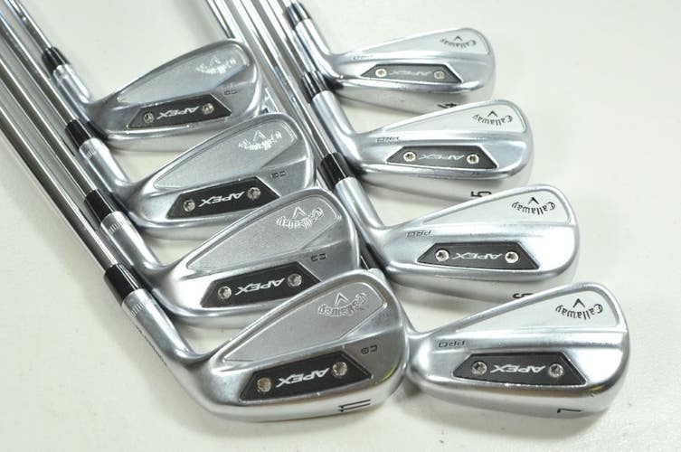 Callaway Apex Pro 24 4-11 Iron Set Regular Flex Right Rifle 5.5 Steel # 206578