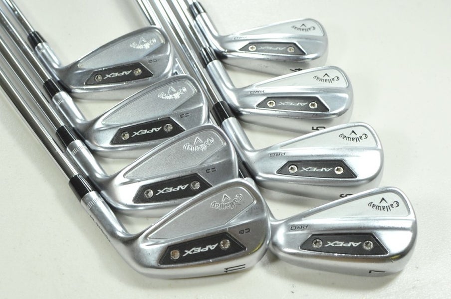 Callaway Apex Pro 24 4-11 Iron Set Regular Flex Right Rifle 5.5 Steel # 206578