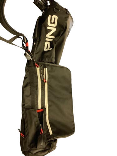 Used Ping MOONLITE Mens Cart Bag Black 11846-S000068584