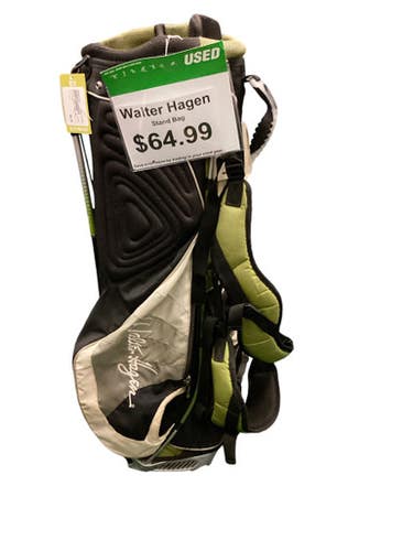 Used Walter Hagen MENS BAG Mens Stand Bag Black 11846-S000063164