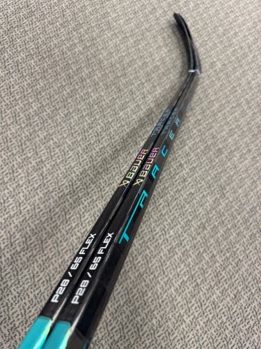 2-Pack Intermediate Teal Bauer Nexus Tracer Right Handed Hockey Stick P28 65 Flex (New)