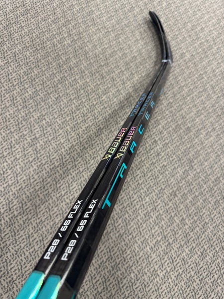 2-Pack Intermediate Teal  Bauer Nexus Tracer Right Handed Hockey Stick P28 65 Flex (New)