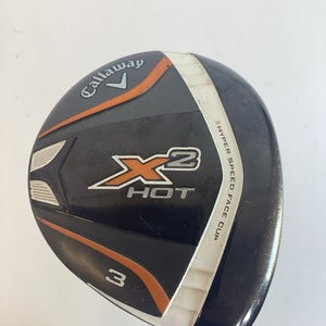 Callaway X2 Hot Fairway 3 Wood With Aldila Tour A Flex Senior Graphite Shaft