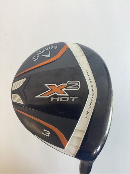 Callaway X2 Hot Fairway 3 Wood With Aldila Tour A Flex Senior Graphite Shaft