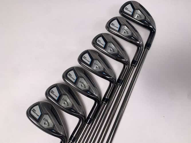 Callaway Big Bertha 2015 Iron Set 6-PW+GW+SW Recoil 450 F1 Ladies RH