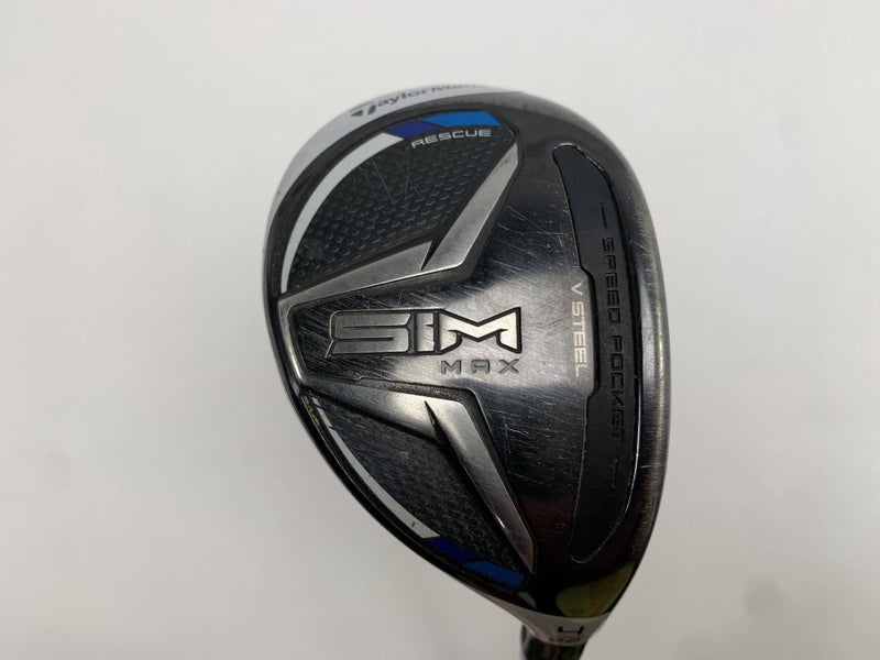 TaylorMade SIM MAX 4 Hybrid 22* Fujikura Ventus Blue 7S Regular Graphite Mens RH