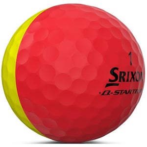 Srixon Q-Star Tour Divide Golf Balls (Brite Yellow/Red, 3pk) 1 Sleeve 2024 NEW