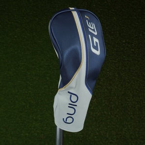 PING G LE3 DRIVER HEADCOVER WHITE / BLUE ~ LOOK!!