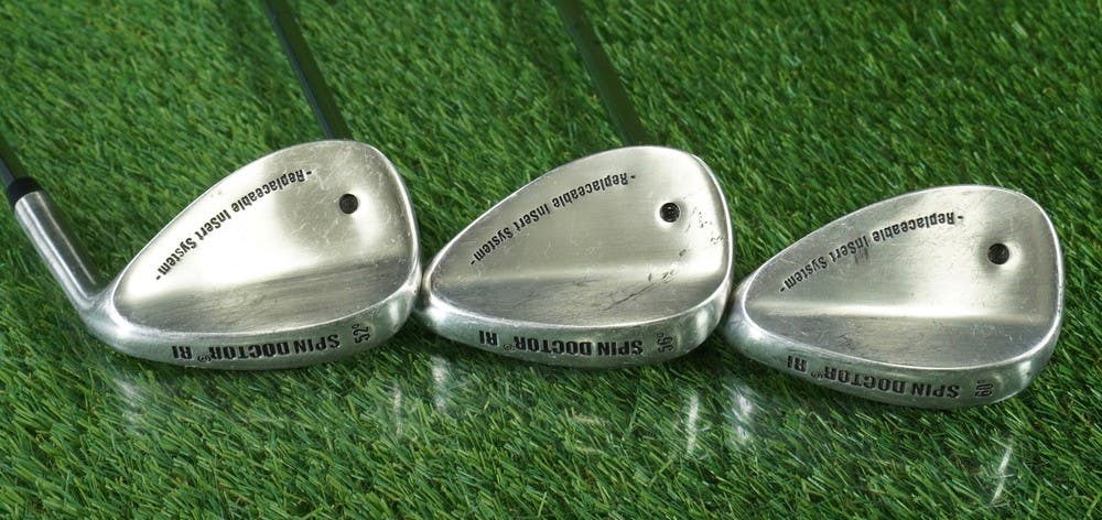 SPIN DOCTOR RI REPLACEABLE INSERT SYSTEM WEDGES GW, SW, LW 52 56 60 NEW GRIPS